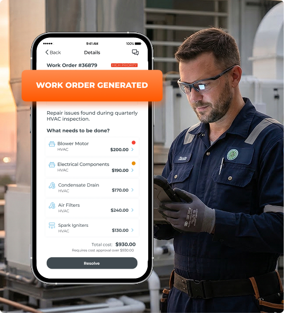 AI Troubleshooting and Diagnostic Assistance for Field Service Technicians